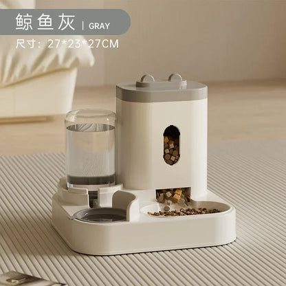 MANGEOIRE AUTOMATIQUE ET FONTAINE A EAU POUR CHAT