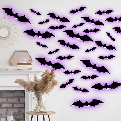 VEILLEUSES A LED CHAUVE SOURIS HALLOWEEN