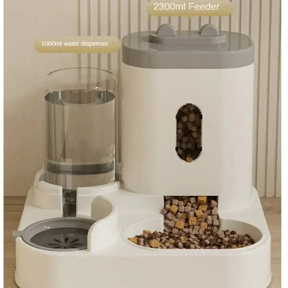 MANGEOIRE AUTOMATIQUE ET FONTAINE A EAU POUR CHAT
