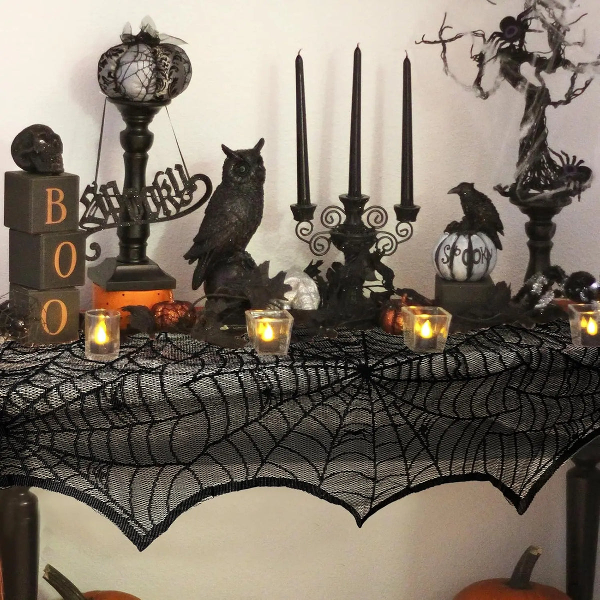 DECORATION TOILE D ARAIGNEE