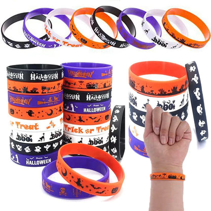 LOT BRACELETS SILICONE HALLOWEEN