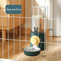 ENSEMBLE MANGEOIRE ET DISTRIBUTEUR EAU POUR CAGE