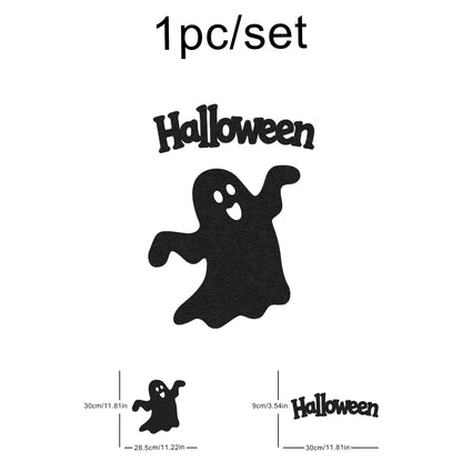 AUTOCOLLANT PORTE D ENTREE HALLOWEEN