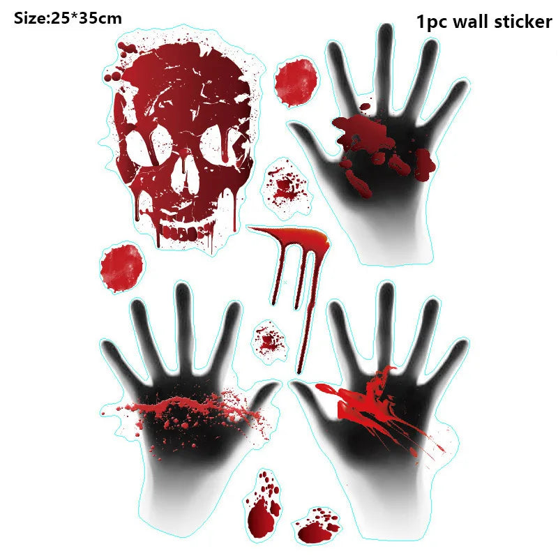 AUTOCOLLANTS MURAUX HALLOWEEN