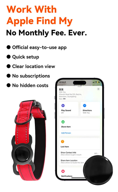 COLLIER GPS CHIEN ( compatible apple)